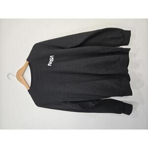 NASA Black Sweatshirt with Moon Phases size m